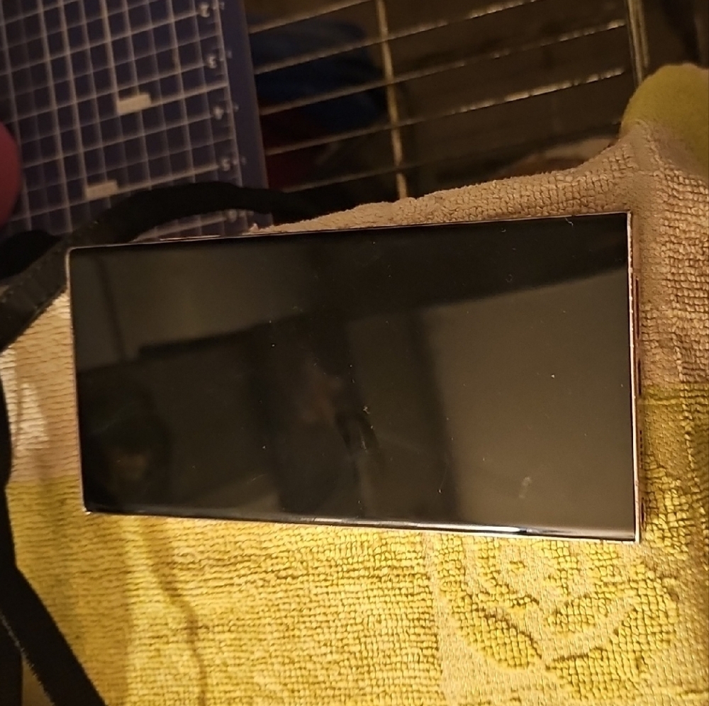 Purple Smartphone with Advanced Features